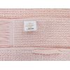 Conjunto De 9 Toallas De Algodón Rosa Pastel Rizo Textura Borlas Baño Atiu - Rosa