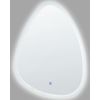 Espejo De Pared Led De Vidrio Plateado 58 X 78 Cm Maquillaje Tocador Baño Bethune - Plateado