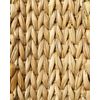 Cesta De Jacinto De Agua Natural Beige 51 Cm Hecho A Mano Accesorio Asas Washuk - Natural