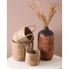 Conjunto De 3 Cestas De Yute Natural Almacenaje Ropa Accesorio Boho Wadh - Natural