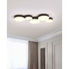 Lámpara De Techo Led De Metal Negro 5 Luces Moderno Glamour Decoración Luga - Negro