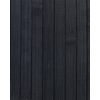 Cesta De Madera De Bambú Negro Blanco 60 Cm Multifuncional Tapa Asas Sannar - Negro