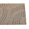 Alfombra De Yute Gris Beige 160 X 230 Cm Patrón Geométrico Tejido Plano Ariba - Gris