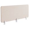 Panel Separador Beige 180 X 40 Cm Poliéster Pet Pantalla Acústica Oficina Wally - Beige