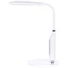 Lámpara De Oficina Led Blanca 38 Cm Material Sintético Brazo Ajustable Cygnus - Blanco