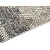 Alfombra Kilim De Lana Gris Beige 80 X 150 Cm A Mano Patchwork Borlas Aratashen - Gris