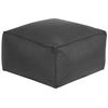 Puf Negro 50 X 30 Cm Bolas Eps Reposapiés Relleno Sólido Mukki - Negro