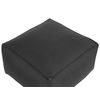 Puf Negro 50 X 30 Cm Bolas Eps Reposapiés Relleno Sólido Mukki - Negro