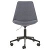 Silla De Oficina Gris Grafito Negro Poliéster Giratorio Acolchado Escritorio Dakota Ii - Gris