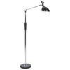 Lámpara De Pie Led Plateado Negro 169 Cm Sintético Regulable Andromeda - Plateado