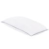 Almohada De Algodón Japara Blanco Plateado 40 X 80 Cm Relleno Poliéster Ribete Pelister - Blanco