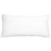 Almohada De Poliéster Blanco 40 X 80 Cm Perfil Alto Microfibra Relleno Suave Errigal - Blanco