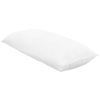 Almohada De Poliéster Blanco 40 X 80 Cm Perfil Alto Microfibra Relleno Suave Errigal - Blanco