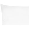 Almohada De Poliéster Blanco 40 X 80 Cm Perfil Alto Microfibra Relleno Suave Errigal - Blanco