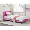 Funda Extraíble De Terciopelo Fucsia Para Cama 90 X 200 Cm Fitou - Rosa