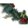 Guirnalda Led Artificial De Navidad 180 Cm Decoración De Pared Verde Elbrus - Verde