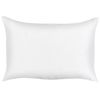 Conjunto De 2 Cojines De Jardín Almohada De Exterior 40 X 60 Cm Poliéster Motivo Palmeras Blanco Moltedo - Blanco