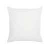 Conjunto De 2 Cojines De Jardín Almohada De Exterior 45 X 45 Cm Poliéster Motivo Palmeras Blanco Moltedo - Blanco