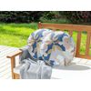 Conjunto De 2 Cojines De Jardín Almohada De Exterior ⌀ 40 Cm Poliéster Impermeable Estampado Floral Multicolor Verezzi - Multicolor