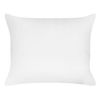 Conjunto De Almohadas Cojín Para Dormitorio 50 X 60 Cm Algodón De Japara Funda Lyocell Relleno De Poliéster Perfil Bajo Blanco Triglav - Blanco