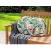 Conjunto De 2 Cojines De Jardín Almohada De Exterior ⌀ 40 Cm Poliéster Motivo Flamencos Multicolor Ellera - Multicolor