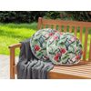 Conjunto De 2 Cojines De Jardín Almohada De Exterior ⌀ 40 Cm Poliéster Motivo Tucanes Multicolor Mallare - Multicolor