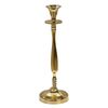 Conjunto De 2 Candeleros Brillantes Metálicos Glamour Candelabros Dorado Tirah - Dorado