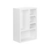 Estantería Minimalista Mdf 5 Compartimentos Blanco Greeley - Blanco