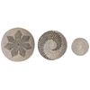 Conjunto De 3 Platos Decorativos De Hierba Marina Hechos A Mano Natural Claro Cantho - Beige