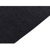 Alfombra De Yute Negro 200 X 300 Cm Para Pasillo Rectangular Tejida A Mano Con Borlas Decorativas Sinankoy - Negro