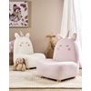 Sillón Animal Tapicería Poliéster Diseño Muebles Para Niños Moderno Forma Unicornio Blanco Lulea - Blanco