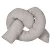 Conjunto De 2 Cojines Modernos 172 X 14 Cm Tela Afelpada Almohada Múltiples Formas Textil Decoración Accesorios Sala De Estar Dormitorio Grises Gladiolus - Gris