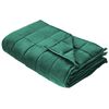 Manta Pesada Rectangular 4 Kg 100 X 150 Cm Tejido De Poliéster Acolchado Relleno De Perlas De Vidrio Verde Esmeralda Nereid - Verde