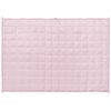 Manta Pesada Rectangular 4 Kg 100 X 150 Cm Tejido De Poliéster Acolchado Relleno De Perlas De Vidrio Rosa Nereid - Rosa