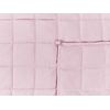 Manta Pesada Rectangular 4 Kg 100 X 150 Cm Tejido De Poliéster Acolchado Relleno De Perlas De Vidrio Rosa Nereid - Rosa