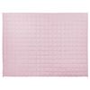 Manta Pesada Rectangular 9 Kg 150 X 200 Cm Tejido De Poliéster Acolchado Relleno De Perlas De Vidrio Rosa Nereid - Rosa