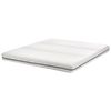 Colchón De Espuma Viscoelástica Con Funda Extraíble De Poliéster Blanco 180 X 200 Cm Jolly - Blanco