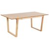 Mesa De Comedor De Estilo Moderno En Madera Clara 180 X 95 Cm Camden - Madera Clara