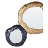 Espejo De Pared De Metal Decorativo Estilo Glamuroso 109 X 44 Cm En Color Negro Y Dorado Charny - Negro/dorado