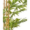 Planta Artificial En Maceta Para Interior Decoración De Plástico 220 Cm Con Maceta Negra Bamboo - Verde