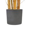 Planta Artificial En Maceta Para Interior Decoración De Plástico 220 Cm Con Maceta Negra Bamboo - Verde