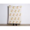 Manta Moderna Habitación Infantil Algodón Beige Motivo Jirafas 130 X 170 Cm Chilari - Beige