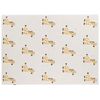 Manta Moderna Habitación Infantil Algodón Beige Motivo Jirafas 130 X 170 Cm Chilari - Beige