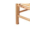 Otomana De Bambú Asiento Acolchado Con Cojín Muebles De Exterior Gris Pardo Cerreto - Beige