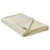 Colcha Decorativa Ropa De Cama Algodón 150 X 200 Cm Beige Maraka - Beige