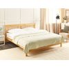 Colcha Decorativa Ropa De Cama Algodón 150 X 200 Cm Beige Maraka - Beige