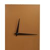 Reloj De Pared Minimalista Con Marco Moderno Y Forma Cuadrada 22 X 50 Cm En Color Dorado Pombal - Dorado