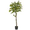 Planta Artificial En Maceta Para Interior Decoración De Plástico Cítricos 165 Cm Lemon Tree - Verde