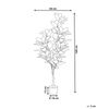Planta Artificial En Maceta Para Interior Decoración De Plástico Maceta Negra 160 Cm Ficus Elastica - Verde