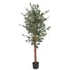 Planta Artificial En Maceta Para Interior Decoración De Plástico Maceta Negra 167 Cm Ficus Tree - Verde